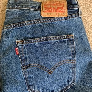 Levi’s 501 button fly jeans